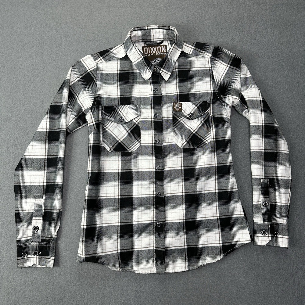 DIXXON Flannel "SanTan Spirits" Mens Small Plaid Button Arizona Collab Shirt